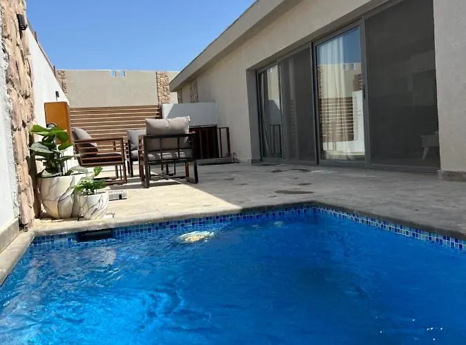 2 Bedroom With Private Heated Pool In Gouna فيلة